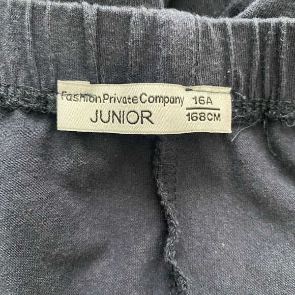 Fashion Private Company Junior SZ 16 navy blue leggings - Picture 3 of 4